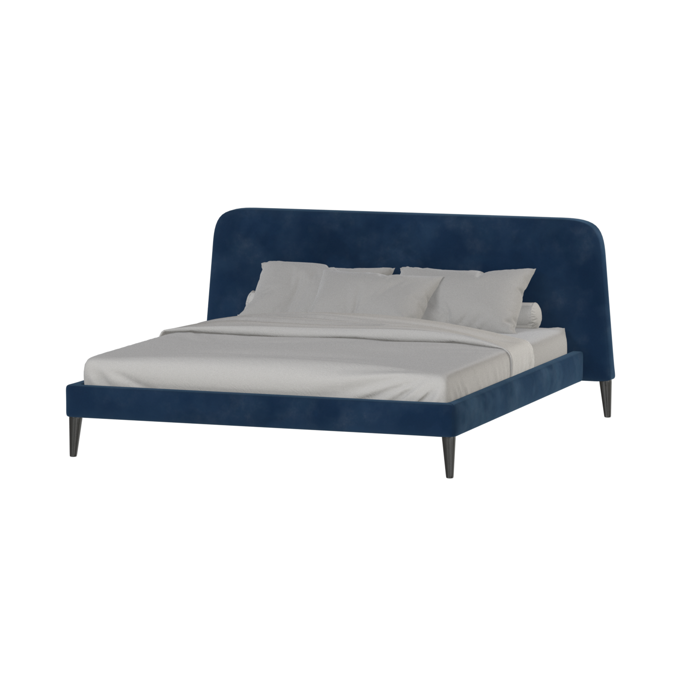 Selma Double Bed with Deep Vertical Tufting