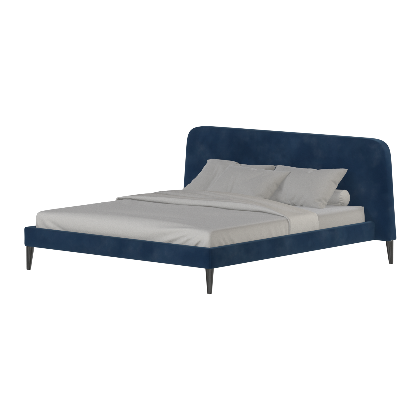 Selma Double Bed with Deep Vertical Tufting