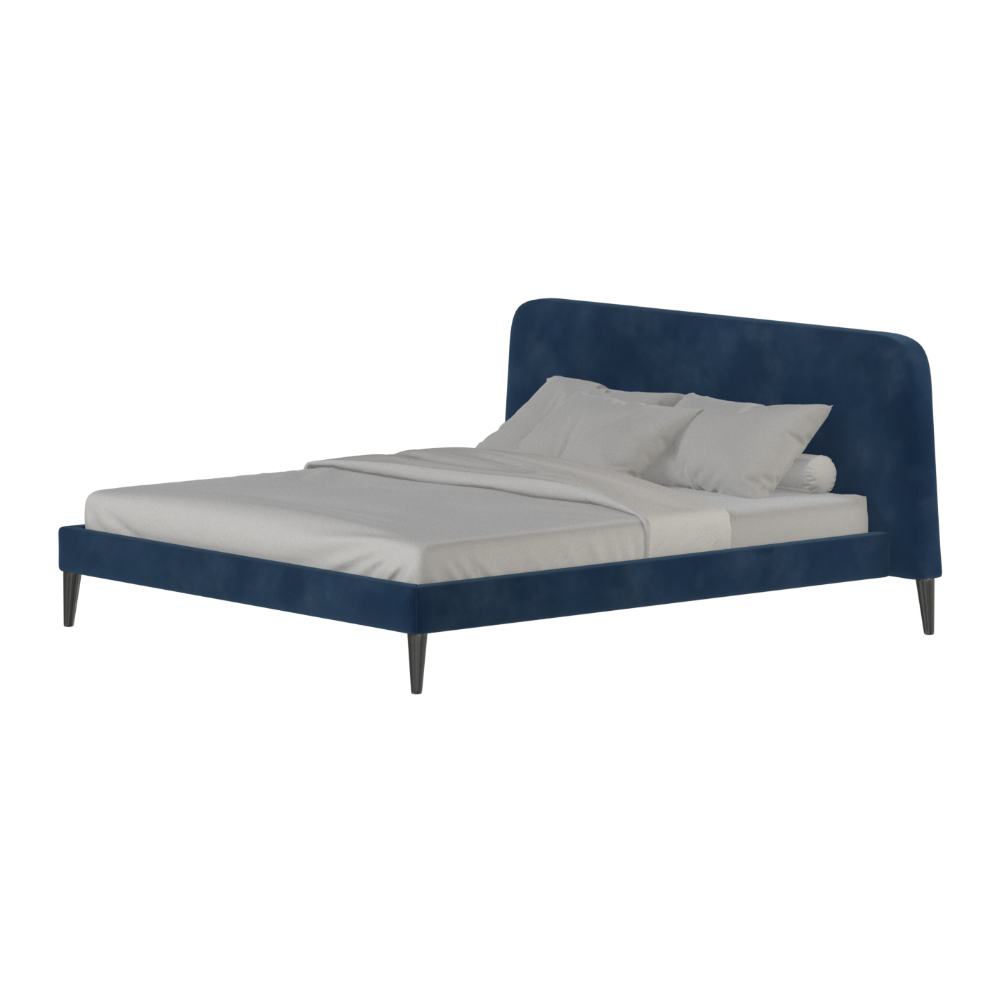 Selma Double Bed with Deep Vertical Tufting