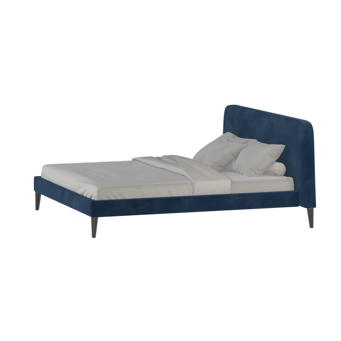 Selma Double Bed with Deep Vertical Tufting