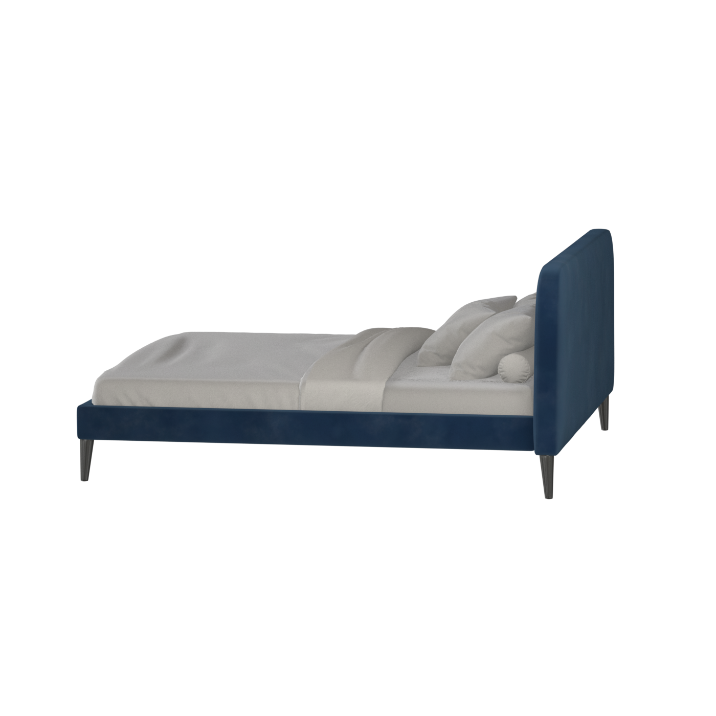 Selma Double Bed with Deep Vertical Tufting