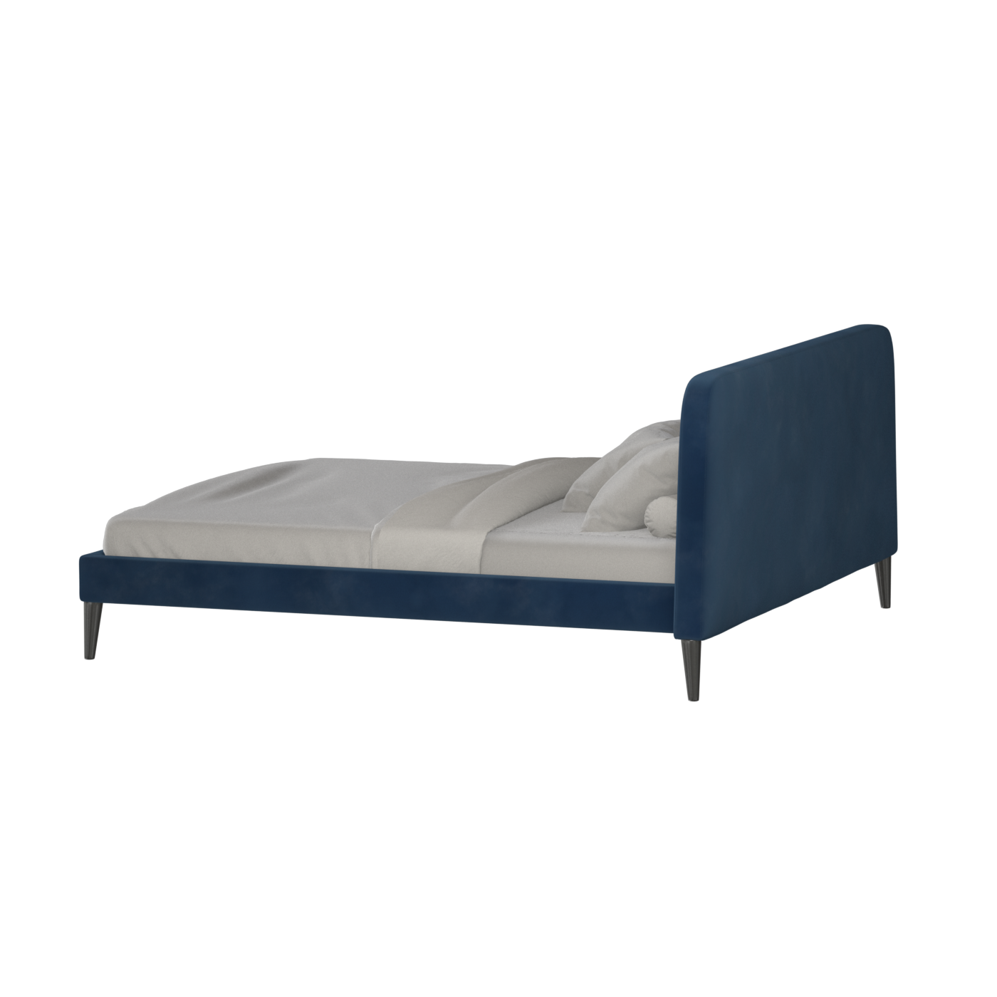 Selma Double Bed with Deep Vertical Tufting