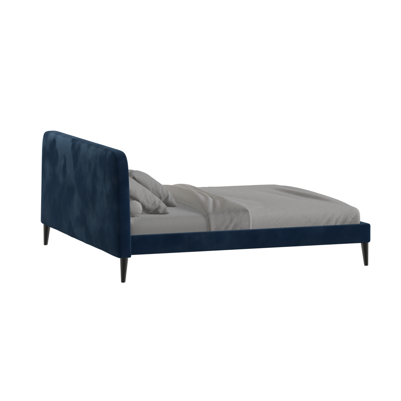 Selma Double Bed with Deep Vertical Tufting