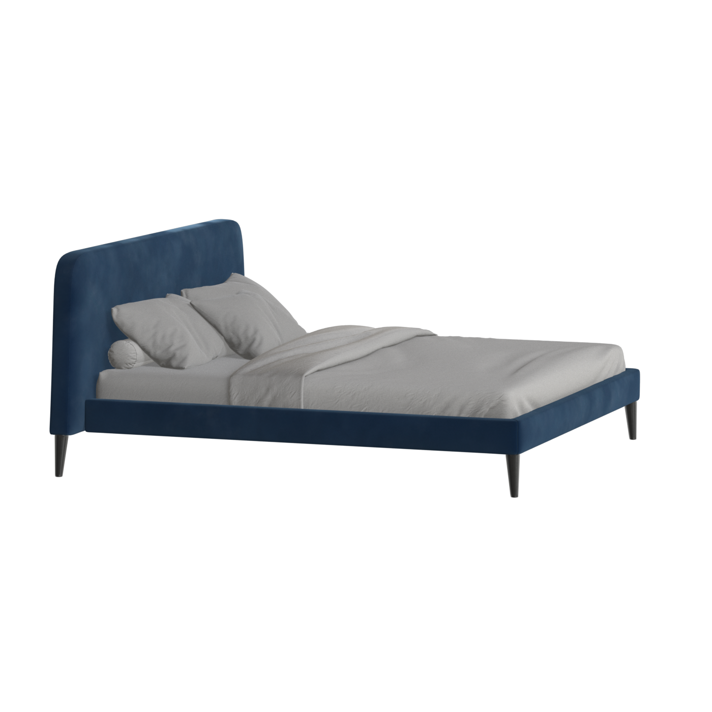 Selma Double Bed with Deep Vertical Tufting