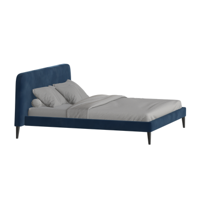 Selma Double Bed with Deep Vertical Tufting