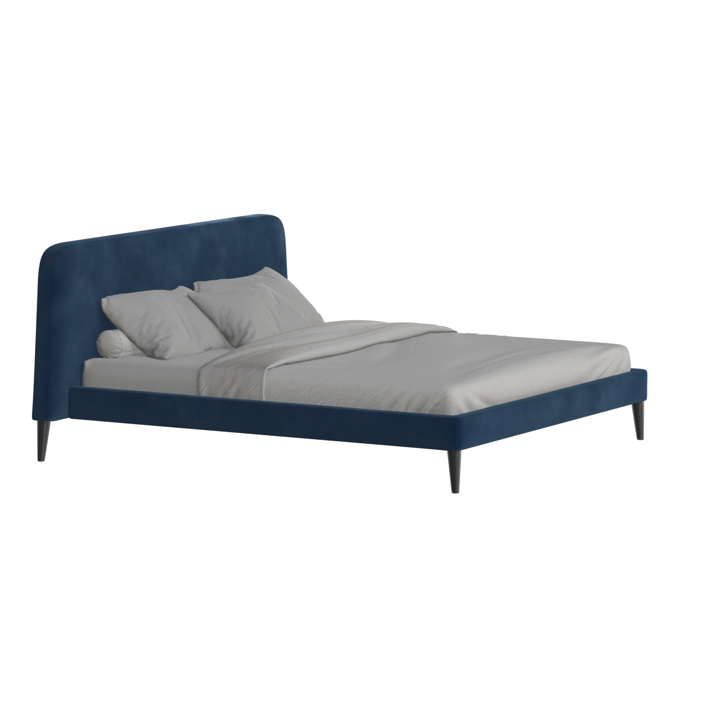 Selma Double Bed with Deep Vertical Tufting