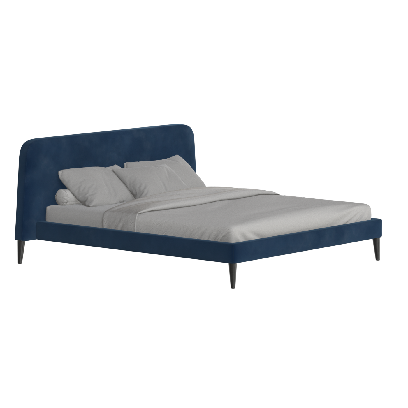 Selma Double Bed with Deep Vertical Tufting