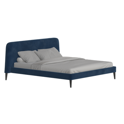 Selma Double Bed with Deep Vertical Tufting