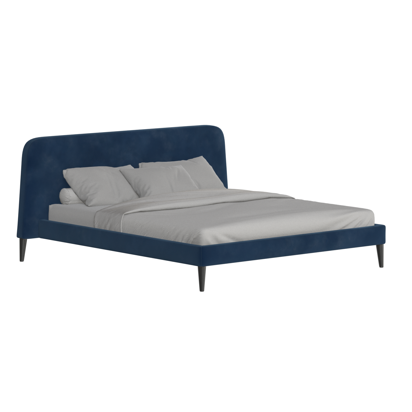 Selma Double Bed with Deep Vertical Tufting
