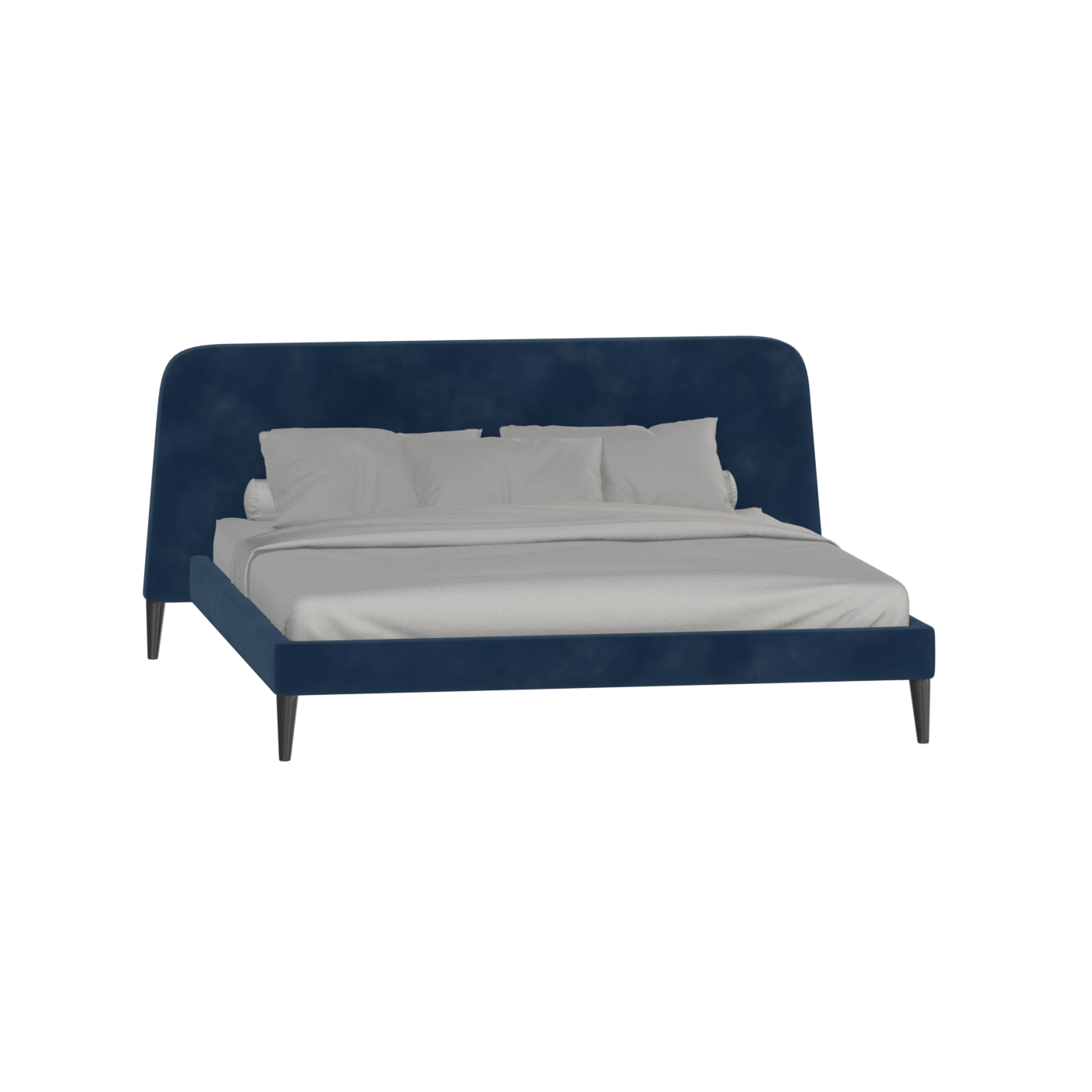 Selma Double Bed with Deep Vertical Tufting
