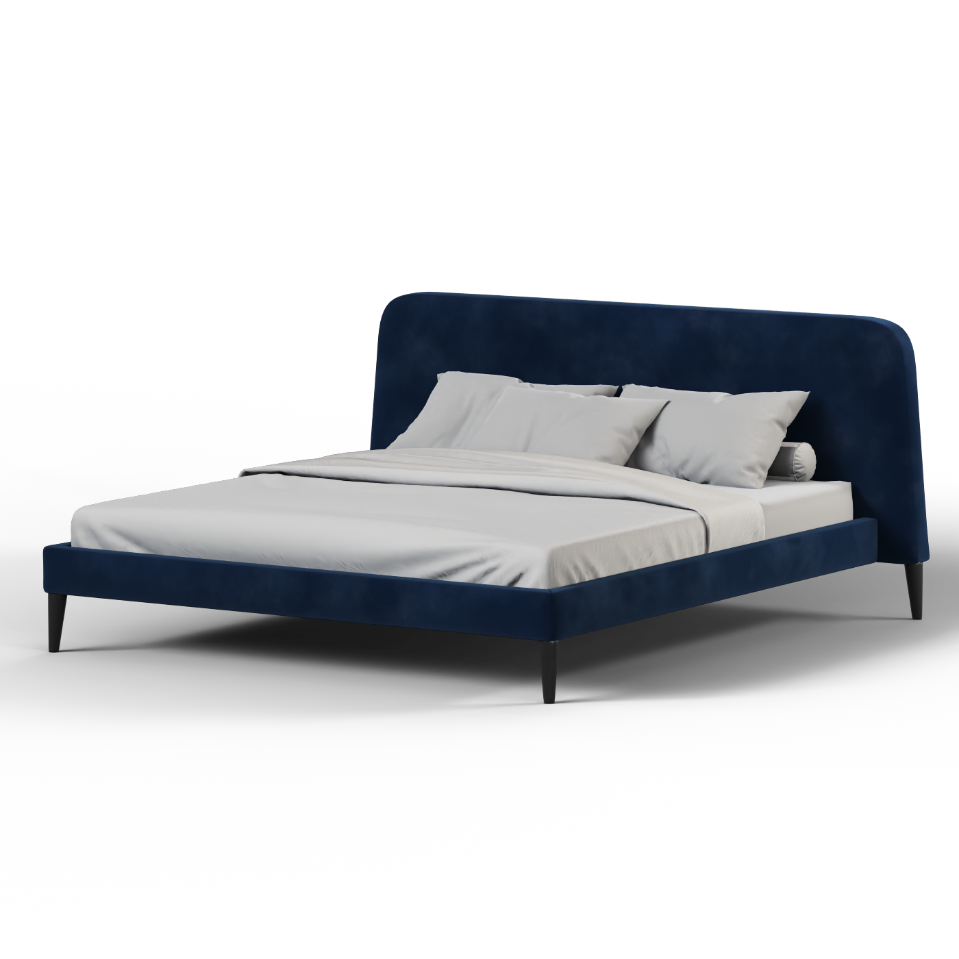 Selma Double Bed with Deep Vertical Tufting