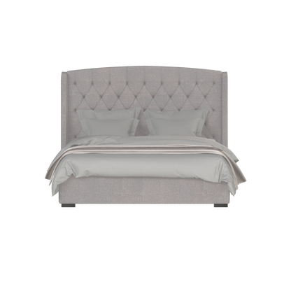 Sophia Upholstered Bed with Buttoned Headboard