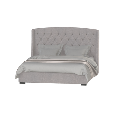 Sophia Upholstered Bed with Buttoned Headboard