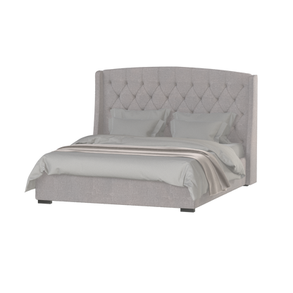 Sophia Upholstered Bed with Buttoned Headboard