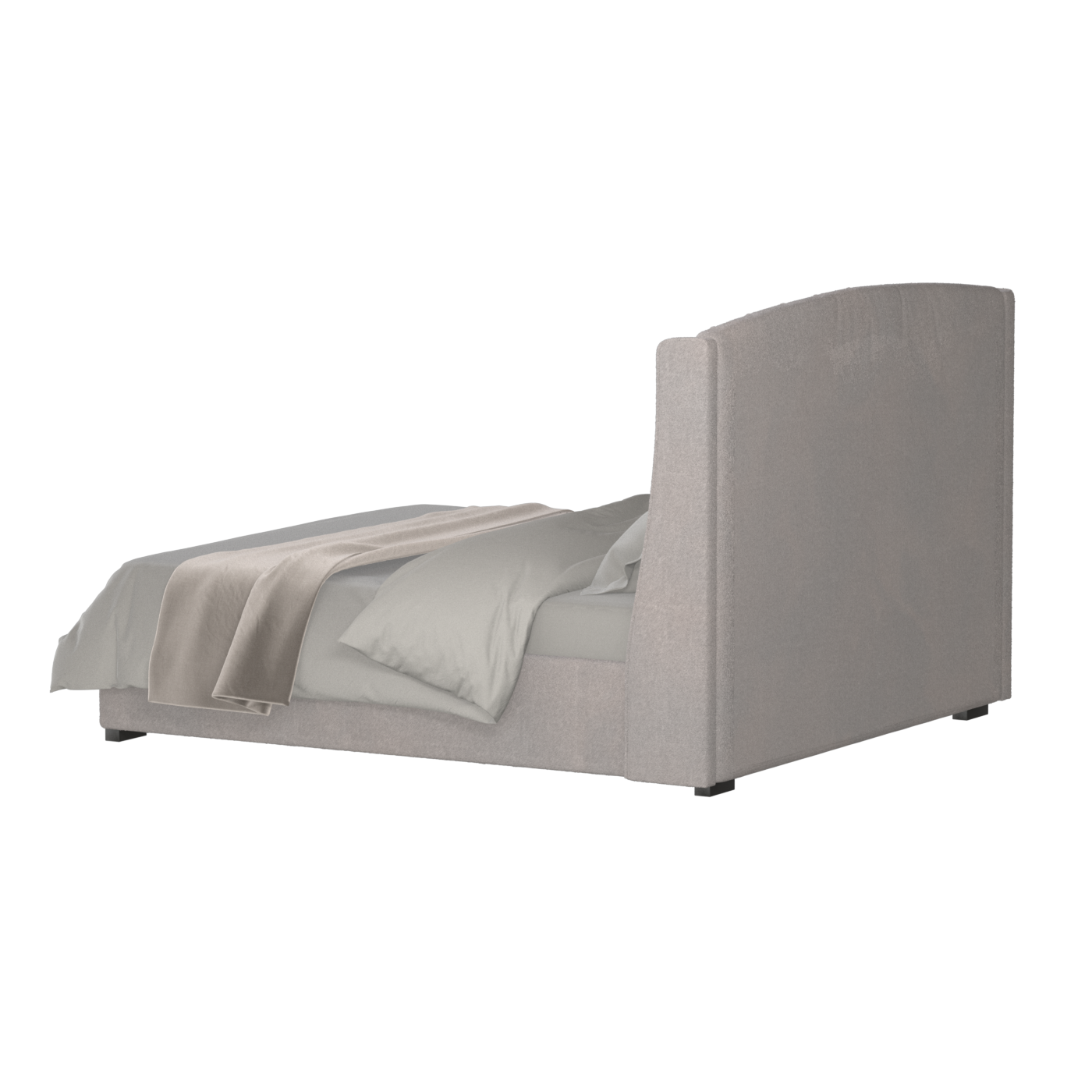 Sophia Upholstered Bed with Buttoned Headboard