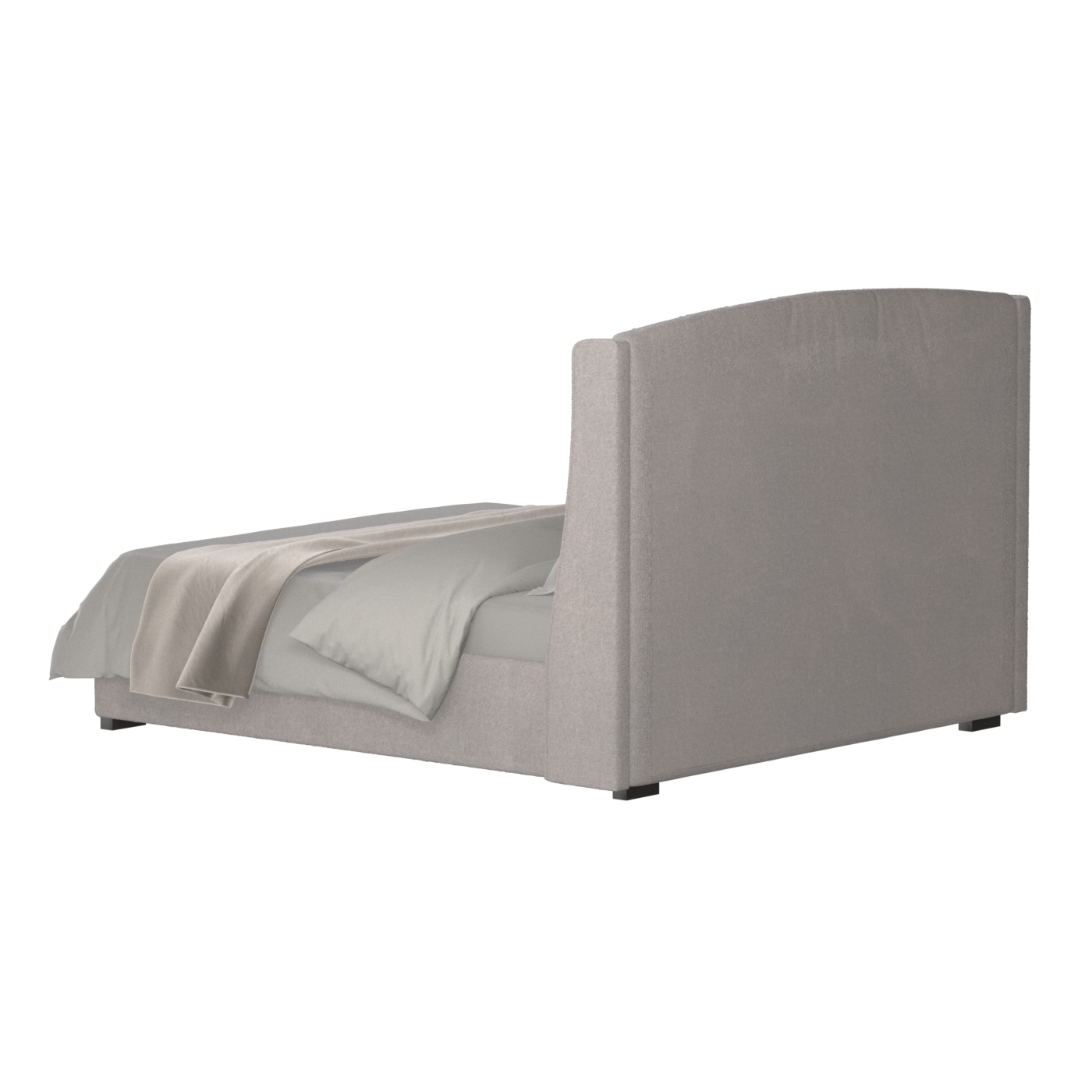 Sophia Upholstered Bed with Buttoned Headboard