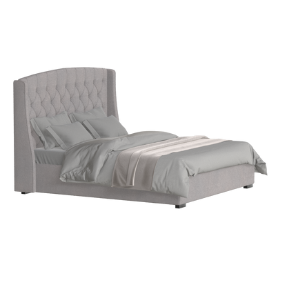 Sophia Upholstered Bed with Buttoned Headboard