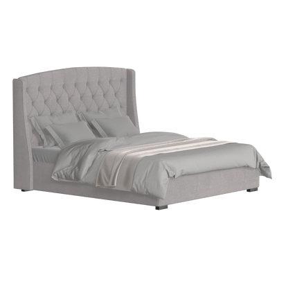 Sophia Upholstered Bed with Buttoned Headboard
