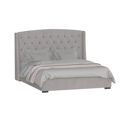 Sophia Upholstered Bed with Buttoned Headboard