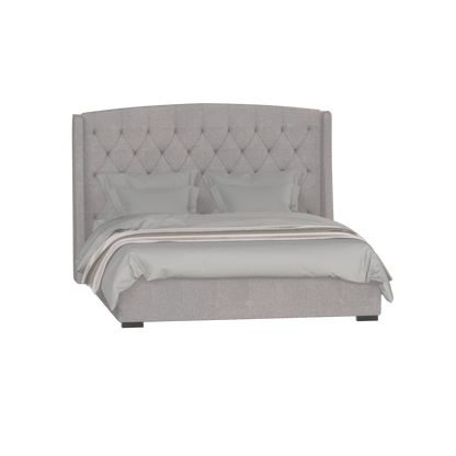 Sophia Upholstered Bed with Buttoned Headboard