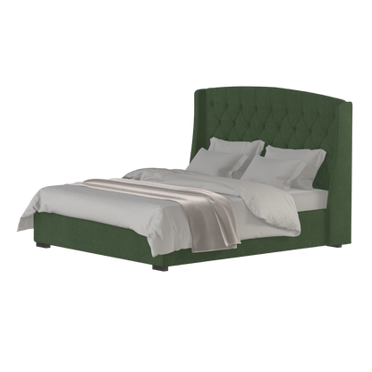 Sophia Upholstered Bed with Buttoned Headboard