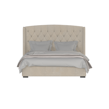 Sophia Upholstered Bed with Buttoned Headboard