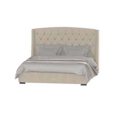 Sophia Upholstered Bed with Buttoned Headboard
