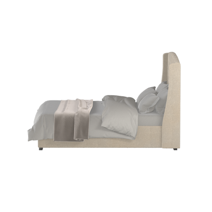 Sophia Upholstered Bed with Buttoned Headboard