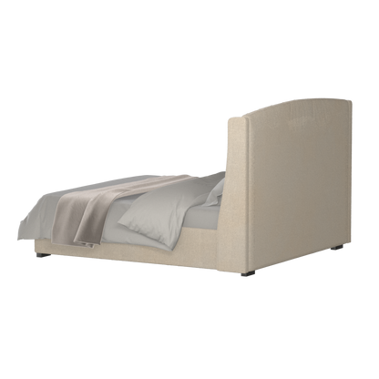 Sophia Upholstered Bed with Buttoned Headboard