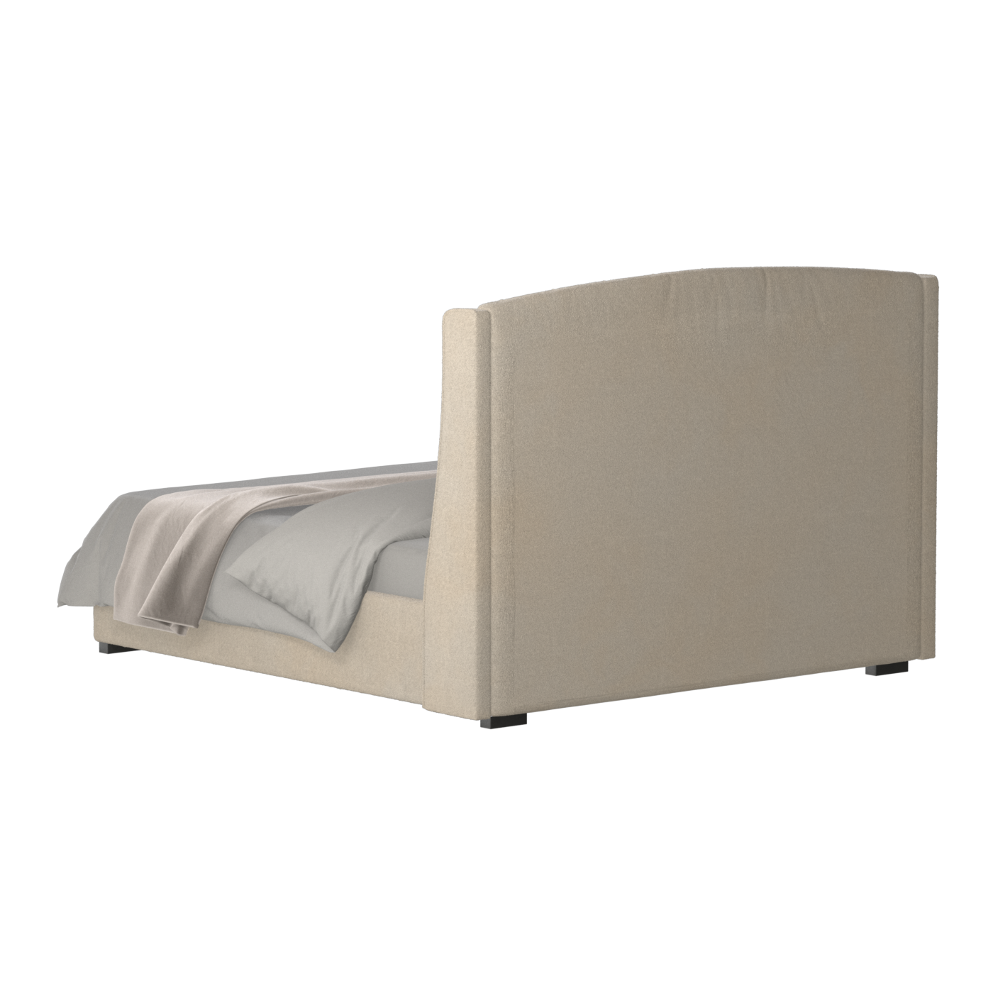 Sophia Upholstered Bed with Buttoned Headboard