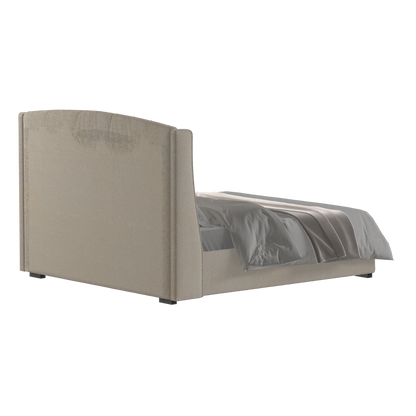 Sophia Upholstered Bed with Buttoned Headboard