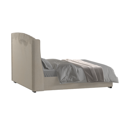 Sophia Upholstered Bed with Buttoned Headboard