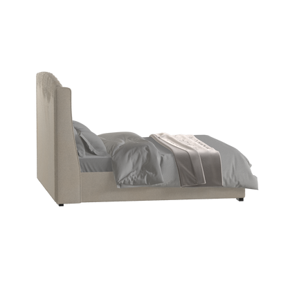 Sophia Upholstered Bed with Buttoned Headboard