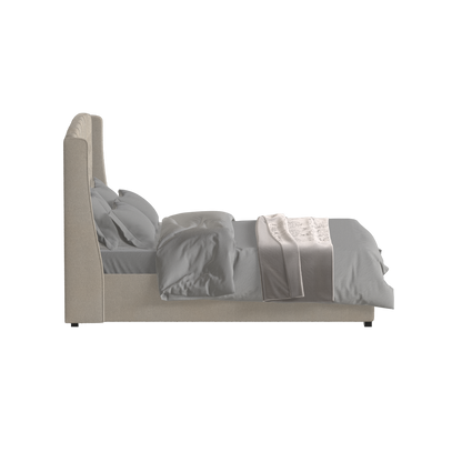 Sophia Upholstered Bed with Buttoned Headboard