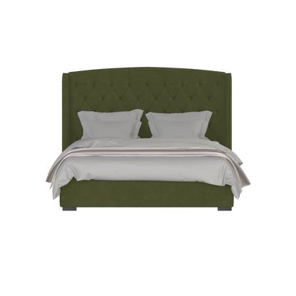 Sophia Upholstered Bed with Buttoned Headboard