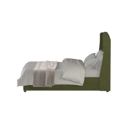 Sophia Upholstered Bed with Buttoned Headboard