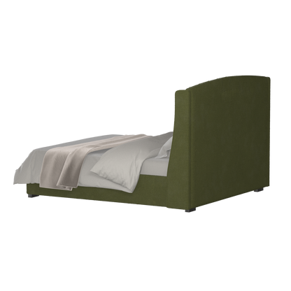Sophia Upholstered Bed with Buttoned Headboard