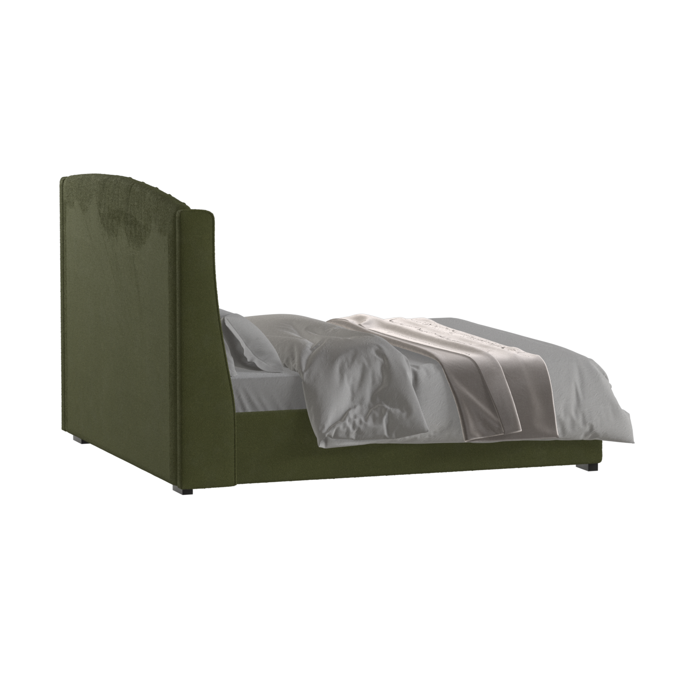 Sophia Upholstered Bed with Buttoned Headboard