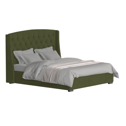 Sophia Upholstered Bed with Buttoned Headboard