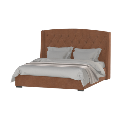Sophia Upholstered Bed with Buttoned Headboard