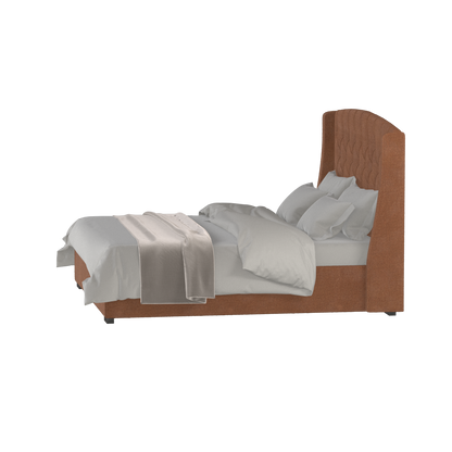 Sophia Upholstered Bed with Buttoned Headboard