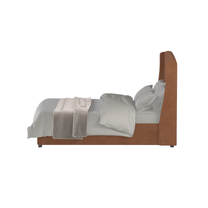 Sophia Upholstered Bed with Buttoned Headboard