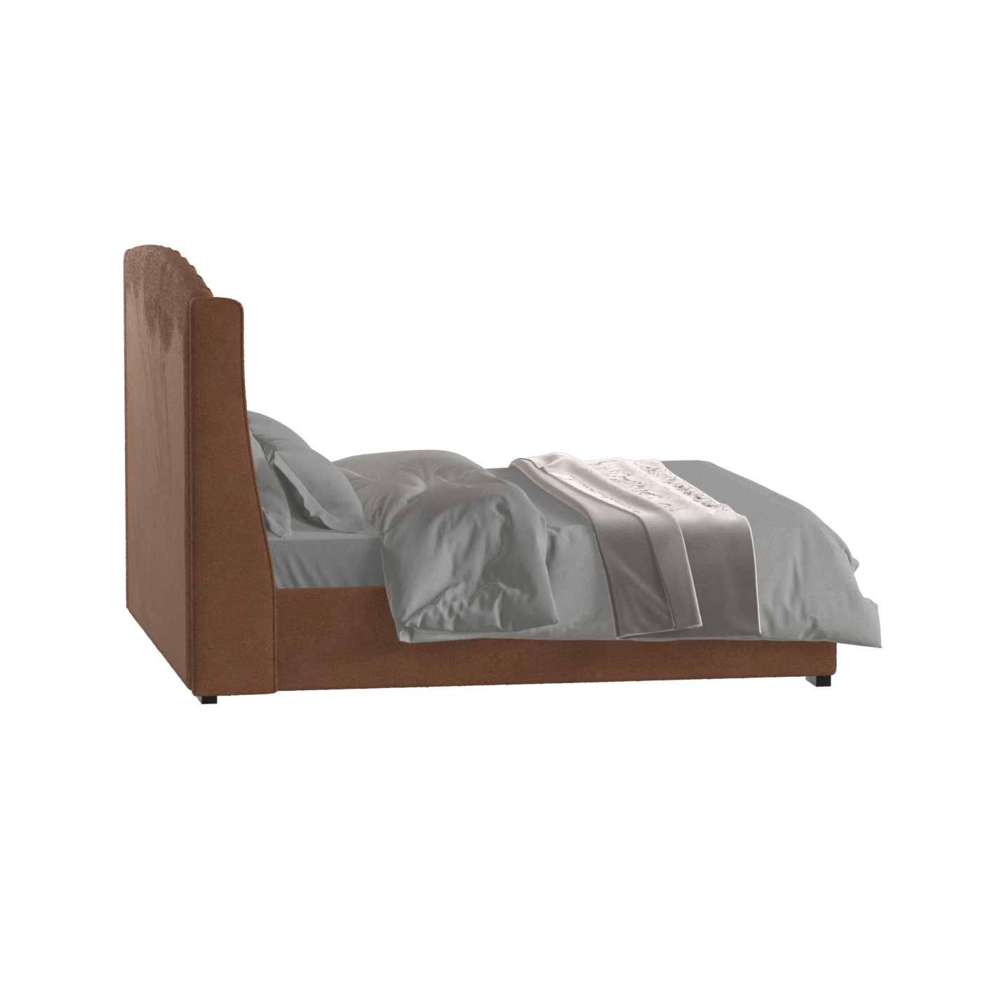 Sophia Upholstered Bed with Buttoned Headboard