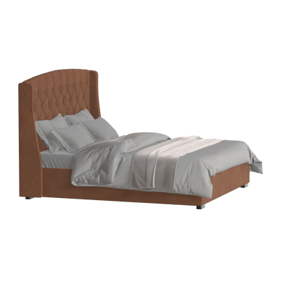 Sophia Upholstered Bed with Buttoned Headboard
