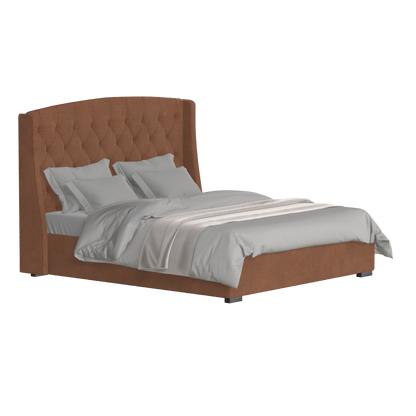 Sophia Upholstered Bed with Buttoned Headboard