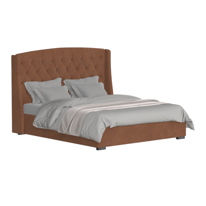 Sophia Upholstered Bed with Buttoned Headboard