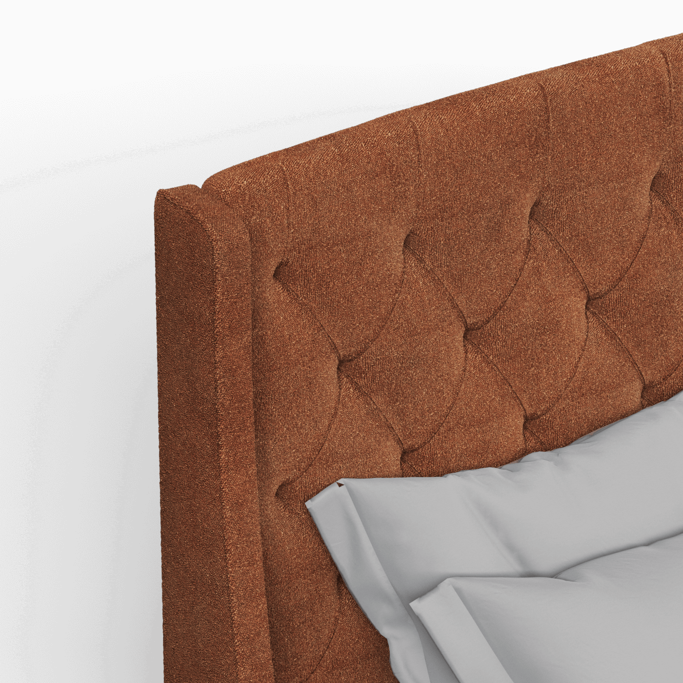 Sophia Upholstered Bed with Buttoned Headboard