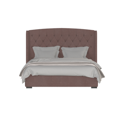 Sophia Upholstered Bed with Buttoned Headboard