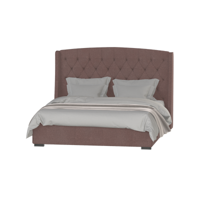 Sophia Upholstered Bed with Buttoned Headboard