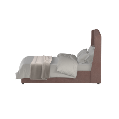 Sophia Upholstered Bed with Buttoned Headboard